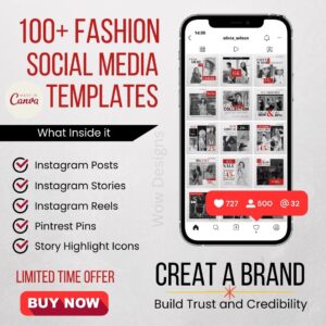 Fashion Social Media Posts Templates